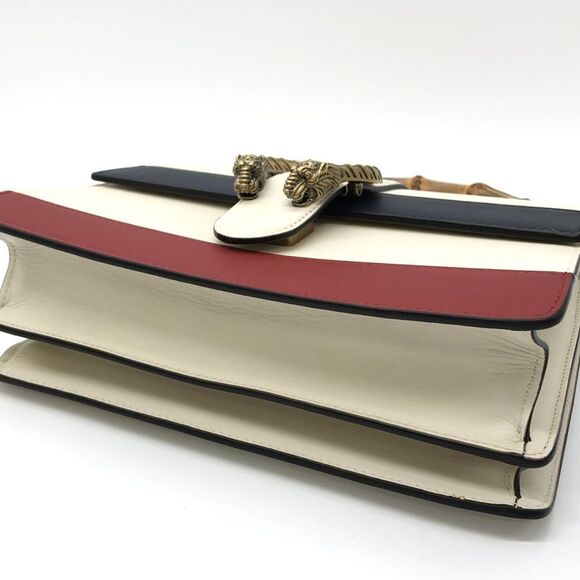 GUCCI Red Bamboo Bag - Picture 5 of 10